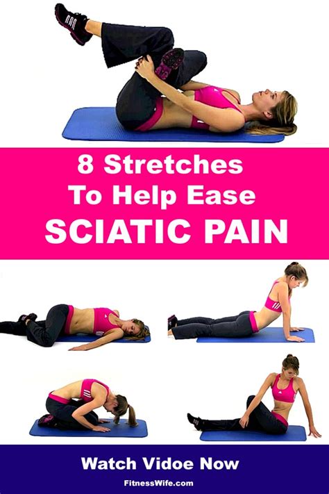 8 Stretches To Help Ease Sciatic Pain - Fitness Wife