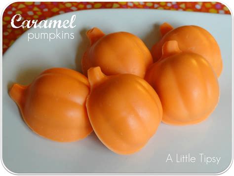 Pumpkin Caramels - A Little Tipsy