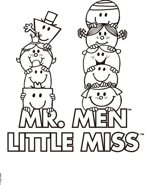 Little Miss And Mr Men Coloring Pages - Coloring Home