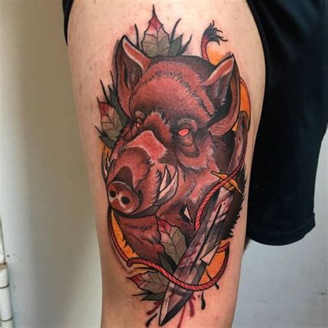 Тату эскизы "Свинья" - VeAn Tattoo