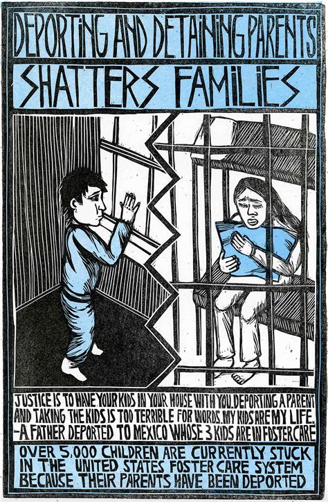 Deporting and Detaining Parents Shatters Families - Justseeds