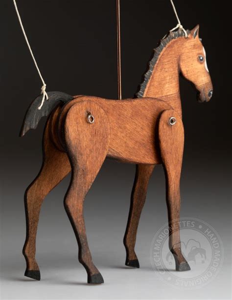 Foal - Wooden Decorative Marionette | Marionettes.cz