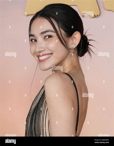 los angeles usa  feb  maria zhang arrives   netflixs