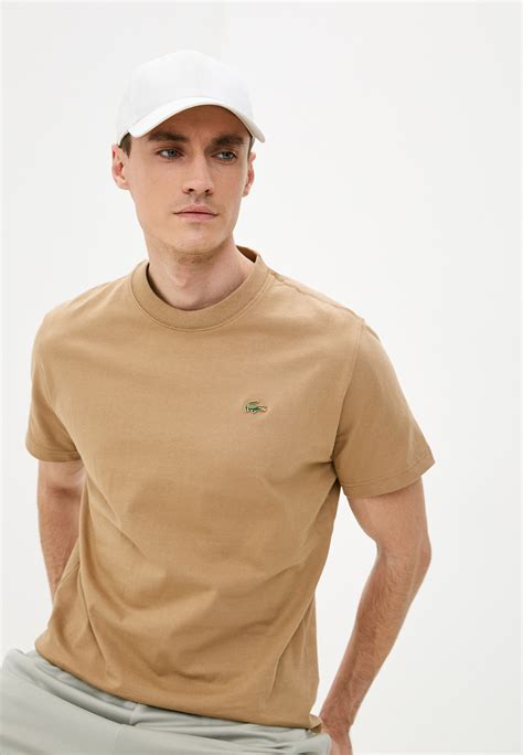 Футболка Lacoste, цвет: коричневый, MP002XM1HFIX — купить в интернет ...