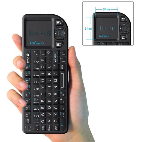 Riitek RII Mini Wireless Keyboard X1 - Clavier PC - LDLC | Muséericorde