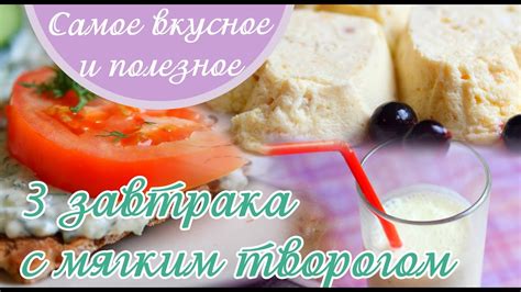 Три варианта вкусных завтраков с мягким творогом/Правильное питание ...