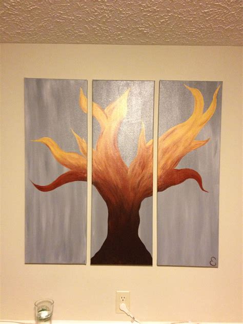 Tree of Fire | Moose art, Painting, Art