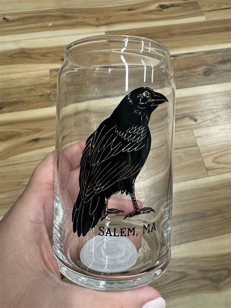 Can Glass - Raven with Salem, MA | Salem Bespoke Boutique LLC 127 Essex
