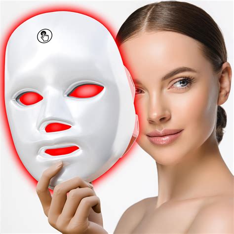 Amazon.com : BeaRay LED Face Mask Light Therapy – 7-in-1 Colors Facial