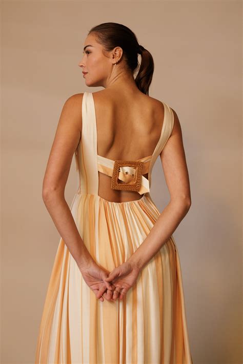 The Yara Buckle Maxi Dress – Thread + Seed