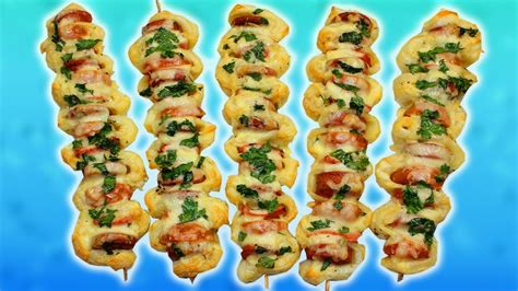 Рецепт ОБАЛДЕННОЙ Пиццы на Шпажках. ТОП 3 Супер Вкусных Рецепта от ...