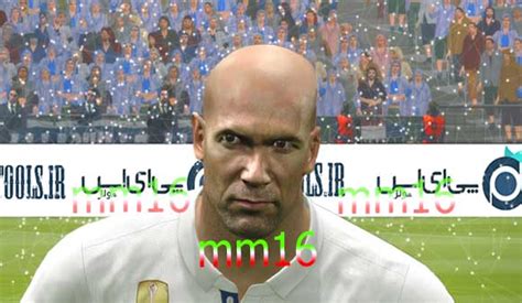pes modif pes  zidane face  mm