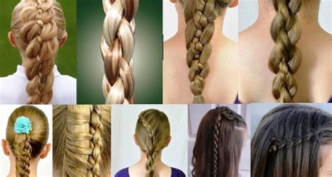 Косичка из 4 прядей. Схема плетения пошагово, фото