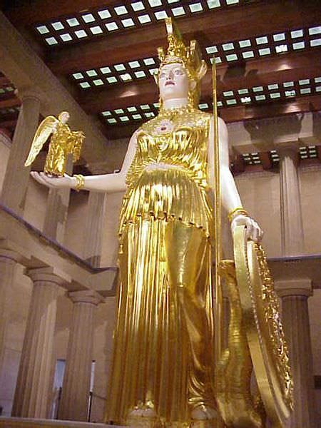 athena parthenos  phidias world history encyclopedia