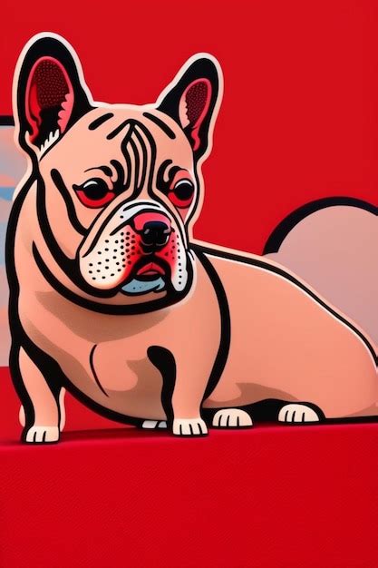 premium ai image cool dog