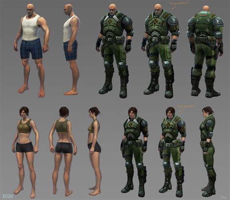 XCOM: Enemy Unknown Character Designs by Piero Macgowan | Concept Art World