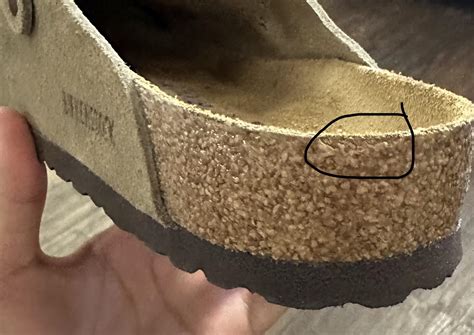 Cork sealer peeled off on day one : r/Birkenstocks