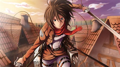 Mikasa Ackerman Wallpaper 4K, 5K, Attack on Titan