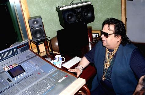 Bappi Lahiri recording songs for film "Mumbai Can Dance Saala"