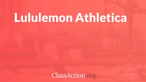 lululemon athletica classactionorg