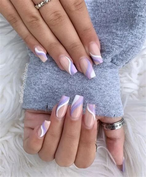 11 Cute Acrylic Nail Designs For Summer 2024 | Purple nails, Stylish ...