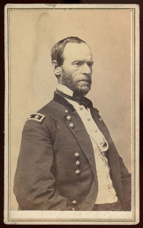 CIVIL WAR GENERAL WILLIAM TECUMSEH SHERMAN CDV PHOTO BY RARE CHICAGO ...