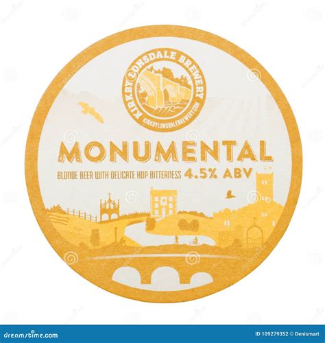 LONDON, UK - FEBRUARY 04, 2018: Kirkby Lonsdale Brewery Monumental