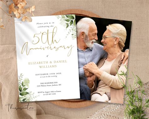 golden wedding anniversary invitations   vianaweddingcom