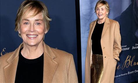 Sharon Stone, 64, looks VERY youthful at The Pale Blue Eye premiere ...