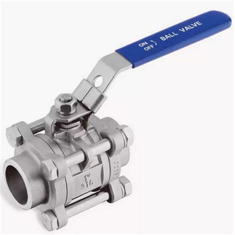 Кран шаровый DN 1 1/4" из 3-х частей, сварка/сварка, AISI 316 ...
