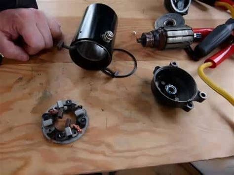 how to clean a starter motor