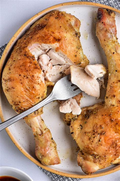 Moist Baked Chicken Leg Quarters (at 400)
