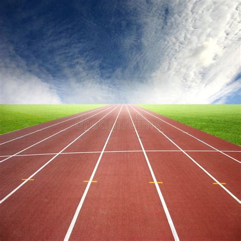 Oval Running Track