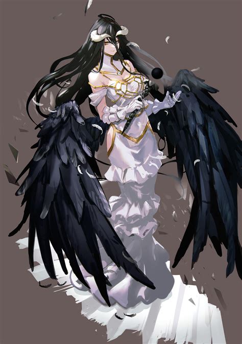 albedo (overlord) drawn by so-bin | Danbooru