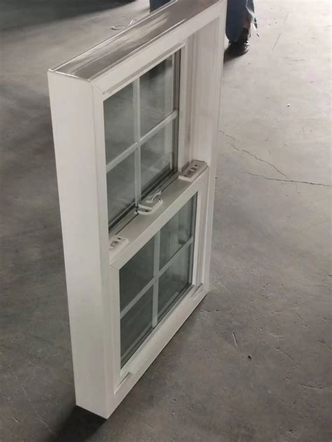 Factory Cheap Price Double Pane Vinyl Single Hung Window Pvc Up Down