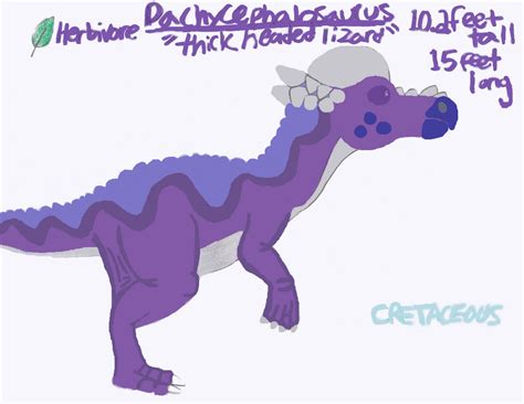 Pachycephalosaurus by tcr11050 on DeviantArt