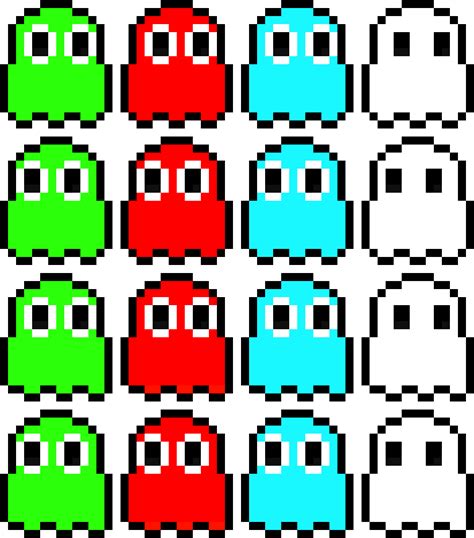 pacman ghosts | Pixel Art Maker