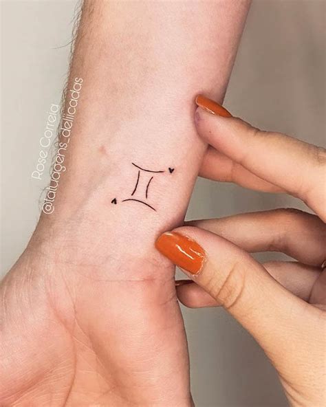 Gemini Sign Tattoos For Women