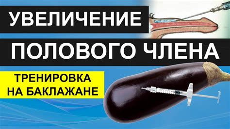 Как увеличить половой член (ТРЕНИРОВКА НА БАКЛАЖАНЕ) гиалуроновой ...