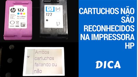 Comprei Cartucho Novo E A Impressora Não Reconhece - Cartucho não reconhece na impressora HP - dica - YouTube
