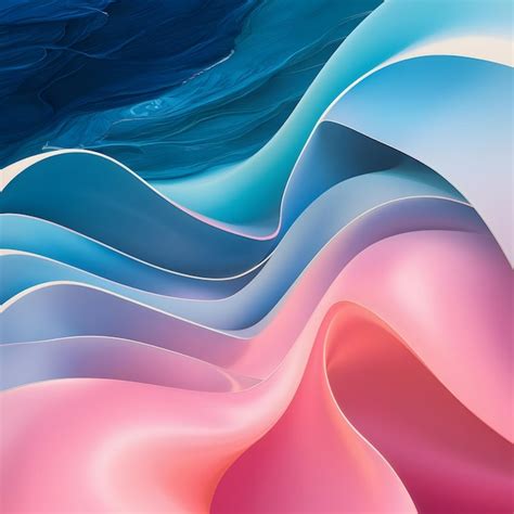 Creative flow of line art background featuring a colorful wave motion ...