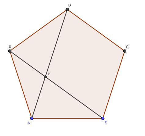 geometry - Regular pentagon and diagonals - Mathematics Stack Exchange