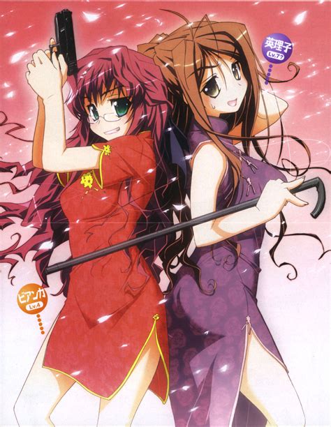 nanao eriko and bianca alexandra lou (dragon crisis!) drawn by akata