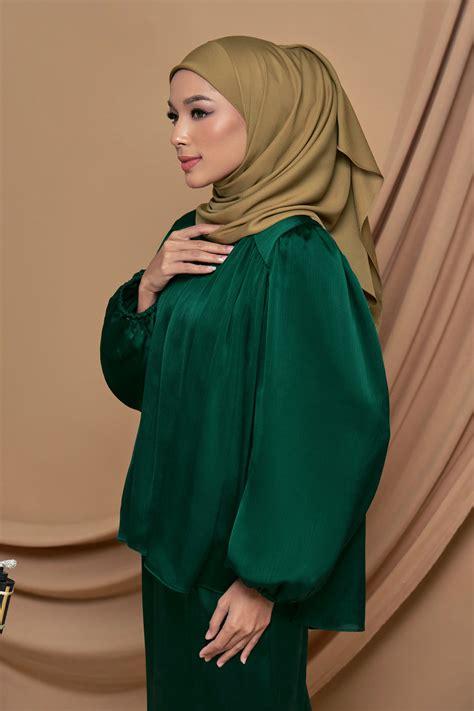 Lini Loose Set In Emerald Green - Hajuwa Online Boutique