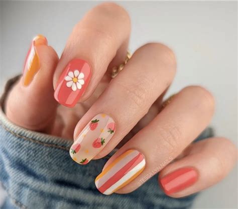 trendy summer nail art design ideas  spring nail art gel