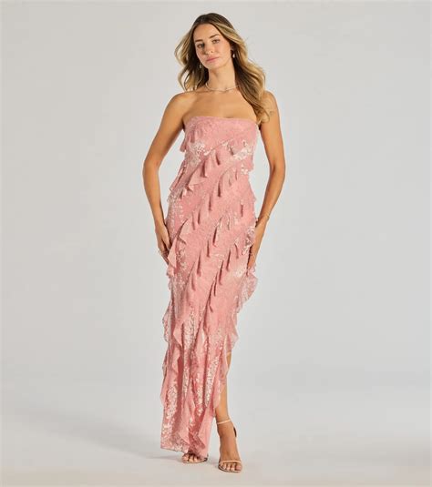 Strapless Pink Dresses & Windsor
