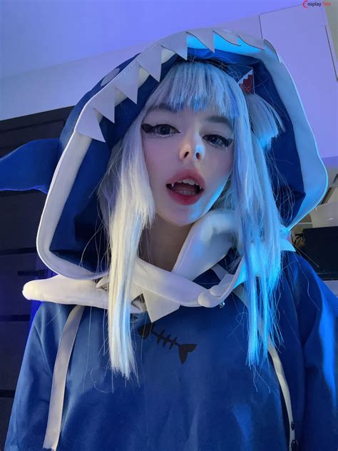 Pudding Desu cosplay Gawr Gura – Hololive "201 photos" - Cosplaytele