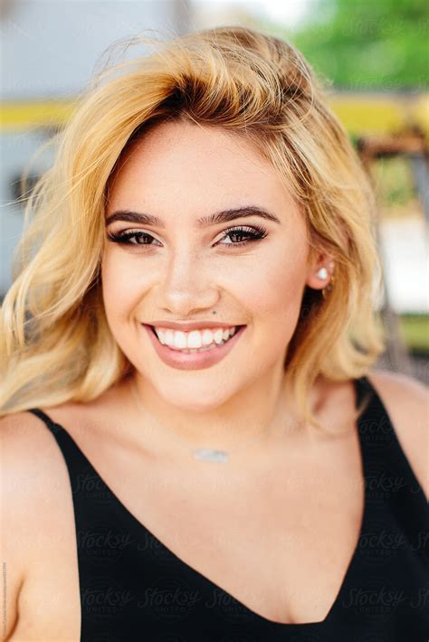 "Portrait Of A Beautiful Mixed Ethnicity Woman." by Stocksy Contributor