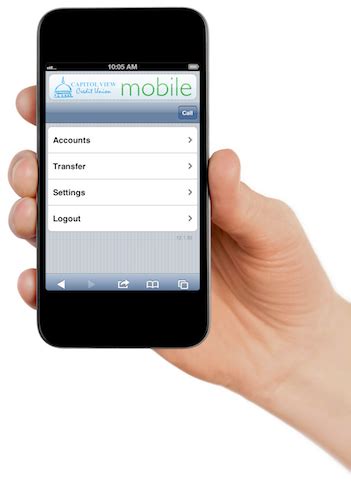 Smartphone in hand PNG image