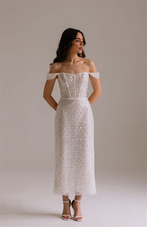 white dresses wedding reception 1